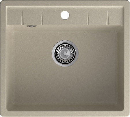Мойка кухонная GranFest QUADRO GF-Q-561 1-чаш. 560*500 мм топаз
