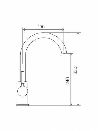 Смеситель кухонный TOLERO Sevilla (хром)