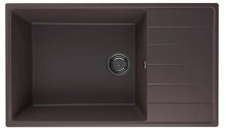 Мойка кухонная ULGRAN Quartz Prima 860-06, трюфель
