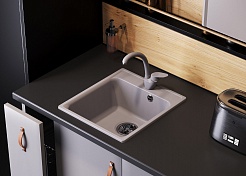 Мойка кухонная Polygran  Quartz Bond 430, Грей, арт.856394
