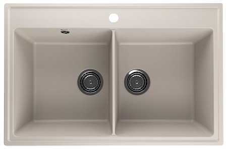 Мойка кухонная ULGRAN Quartz Ruma 780-02, лен