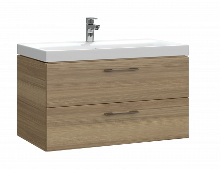 Тумба Cersanit под раковину подвесная LARA 80 орех