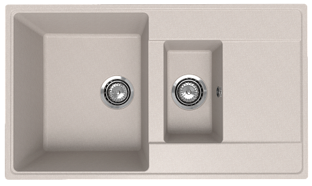 Мойка кухонная ULGRAN Quartz Prima 860 1,5 K-10 песок