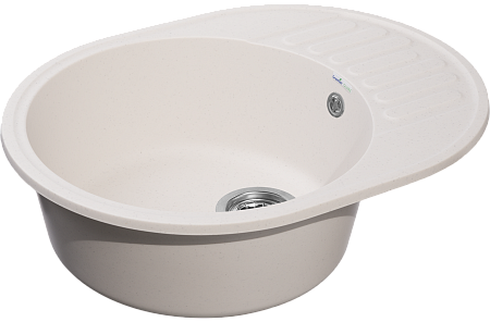 Мойка кухонная GranFest QUARZ GF-Z-58 чаша+кр 620*480 (белый)