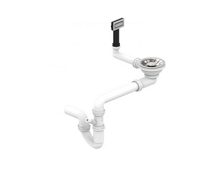 Мойка кухонная Alveus PURE 20 new KMB-90 465X525 в комплекте с сифоном 1148858