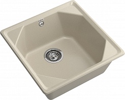 Мойка кухонная GranFest UNIQUE GF-U-500 1-чаш 500*500мм топаз, мрамор  
