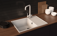 Мойка кухонная ULGRAN Quartz Prima 700-09, асфальт