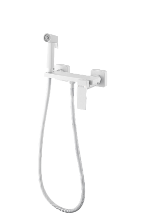 Гигиенический душ HAIBA HB5517-8, латунь, белый