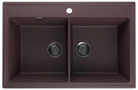 Мойка кухонная ULGRAN Quartz Ruma 780-06, трюфель