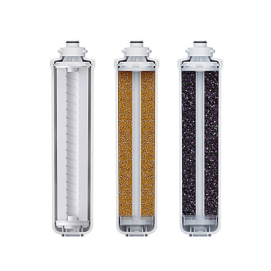 Комплект сменных картриджей Lemark OPTIMA от соли жесткости (накипь) и хлора