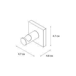 Fixsen LUX CHROME FX-15005 Крючок одинарный, хром