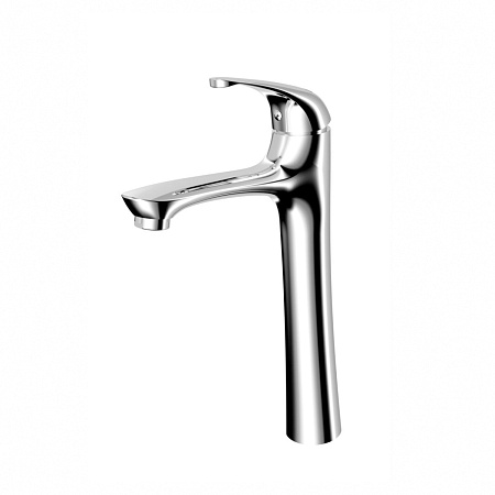 Смеситель AWP Agura S0709C для раковины монолитный высокий, хром