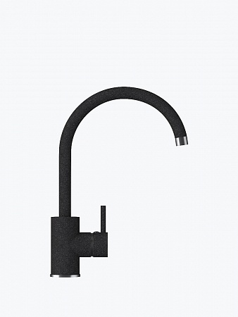 Смеситель Polygran кухонный Элара (черный №16)