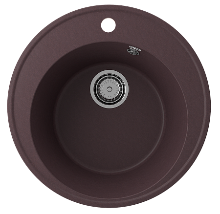 Мойка кухонная ULGRAN Quartz Nora 485-06, трюфель