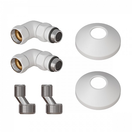 Купить Комплект подключения для полотенцесушителя Point PN93412W 3/4"х1 ...