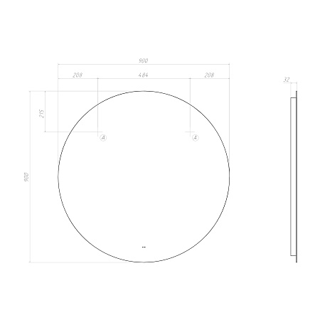 Зеркало VIGO Otti Classic 900