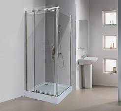 Душевое ограждение Alex Baitler AB214-100 (1000x1000x2000) квадратное, прозрачное