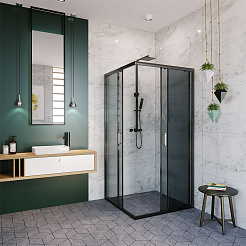 Душевое ограждение Alex Baitler AB144-B90 (900*900*2000), нов арт AB1490B4