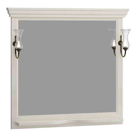 Зеркало OPADIRIS Риспекто 100, слоновая кость, с выключателем