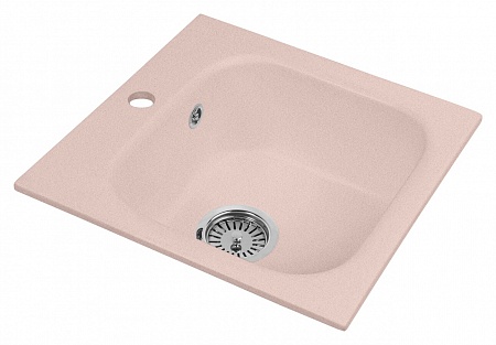 Гранитная мойка AquaGranitEx M-43 розовый