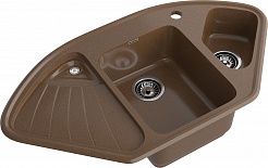Мойка кухонная GranFest Corner GF-C1040E терракот