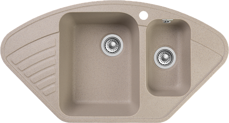 Мойка кухонная GranFest QUARZ GF-Z14 угл.1,5 чаш. 930*500 (песок)