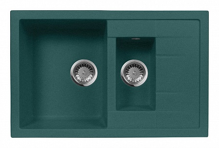 Гранитная мойка AquaGranitEx M-21K зеленый