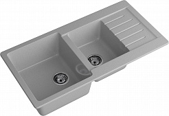 Мойка кухонная GranFest Practic GF-P980KL серый