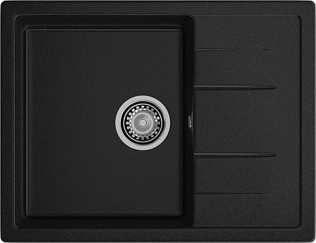 Мойка кухонная GranFest Quadro GF-Q650L черный