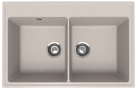 Мойка кухонная ULGRAN Quartz Ruma 780-10, песок