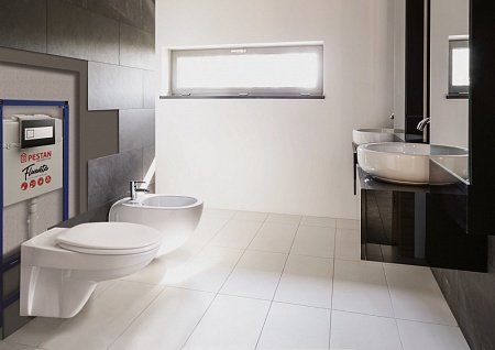 Подвесной унитаз Pestan Fluenta BASIC с крышкой Soft-Close