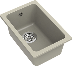 Мойка кухонная EWIGSTEIN EW-2540 подстольный монтаж 1-чаша 310*460 топаз