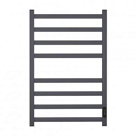 Полотенцесушитель электрический Point Меркурий PN83858GR П8 500x800, диммер справа, графит премиум