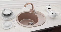 Мойка кухонная Ulgran U-403-345, шоколад