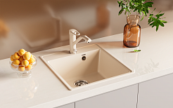 Мойка кухонная ULGRAN Quartz Forte 460-05, бетон