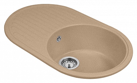 Гранитная мойка AquaGranitEx M-18 песочный