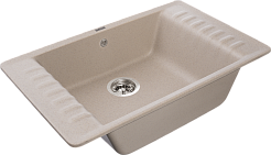 Мойка кухонная GranFest QUARZ GF-ZW-71 чаша+кр 760*480 (песок)