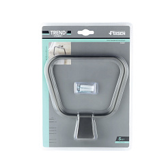 Fixsen TREND GRAPHITE FX-98011 Полотенцедержатель кольцо, графит-сатин