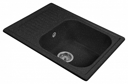 Гранитная мойка AquaGranitEx M-13 черный 