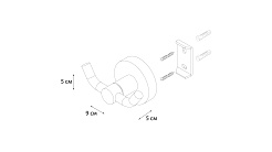 Fixsen MODERN FX-51505 Крючок двойной 