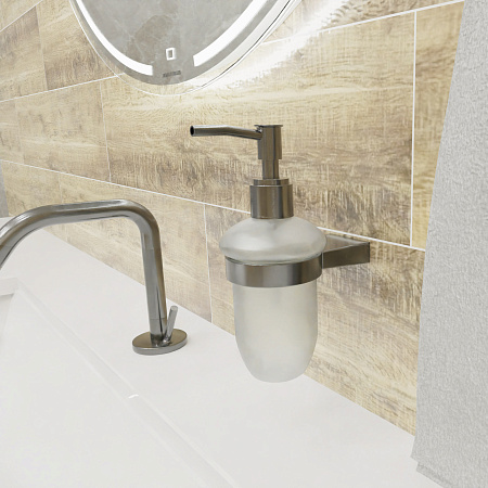 Fixsen TREND GRAPHITE FX-98012 Дозатор для жидкого мыла, графит-сатин