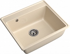 Мойка кухонная GranFest VERTEX GF-V-580 1-чаш 580*500мм кашемир, мрамор  