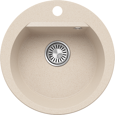 Кухонная мойка Polygran ATOL-460 (№327 Кремовый)