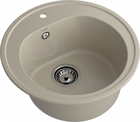 Мойка кухонная GranFest RONDO GF-R-510 D=508 мм топаз , мрамор