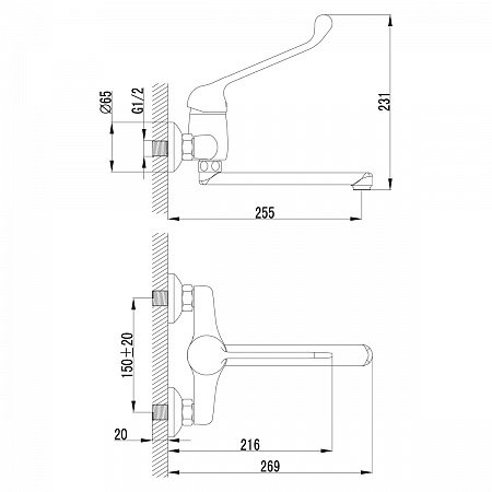 Смеситель Lemark Project LM4611C для кухни