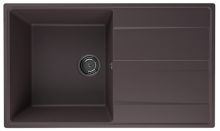 Мойка кухонная ULGRAN Quartz Prima 850-06, трюфель