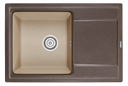 Кухонная мойка Granula Hibrid HI-74 эспрессо-песок
