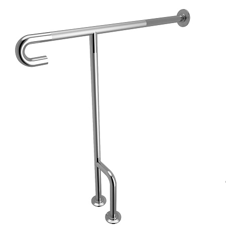 Поручень Vitra Arkitekta A44469 опорный напольный под углом 90 Хром