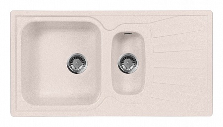 Гранитная мойка AquaGranitEx M-09K светло-розовый