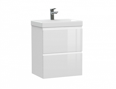 Тумба Cersanit под раковину подвесная MODUO 50 для MODUO SLIM 50 узкая белый